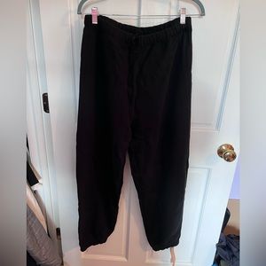 Black reformation sweatpants
